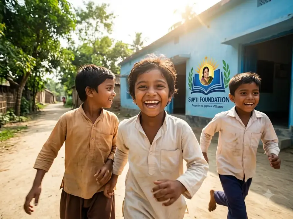 Child supported by Supti Foundation